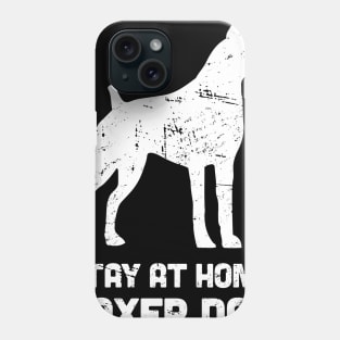 Boxer - Funny Stay At Home Dog Dad Phone Case