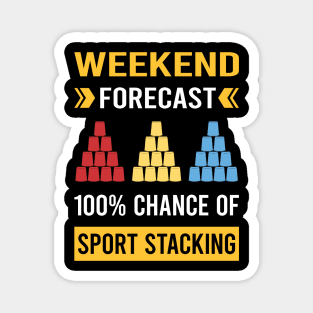 Weekend Forecast Sport Stacking Cup Stacking Speed Stacking Magnet