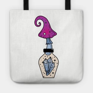 Crystal healing mushroom potion Tote