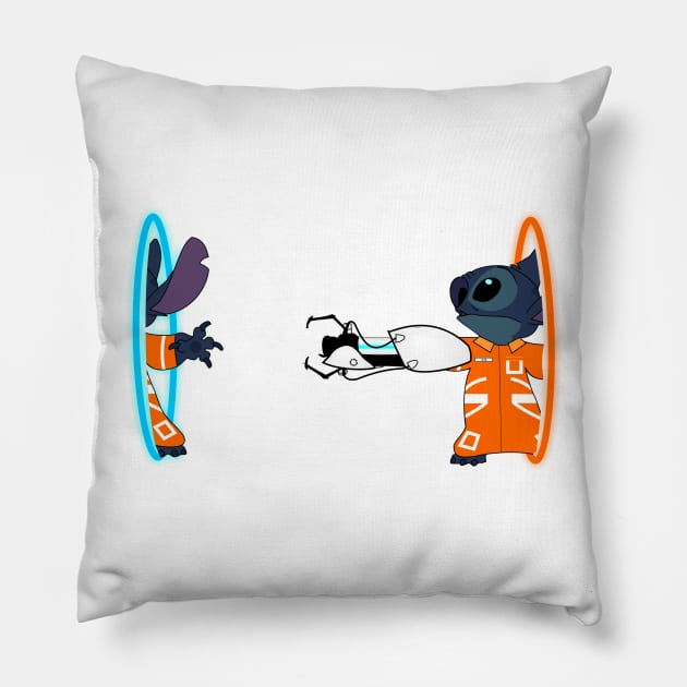 Test Subject 626 Pillow by 1PlayerDesigns