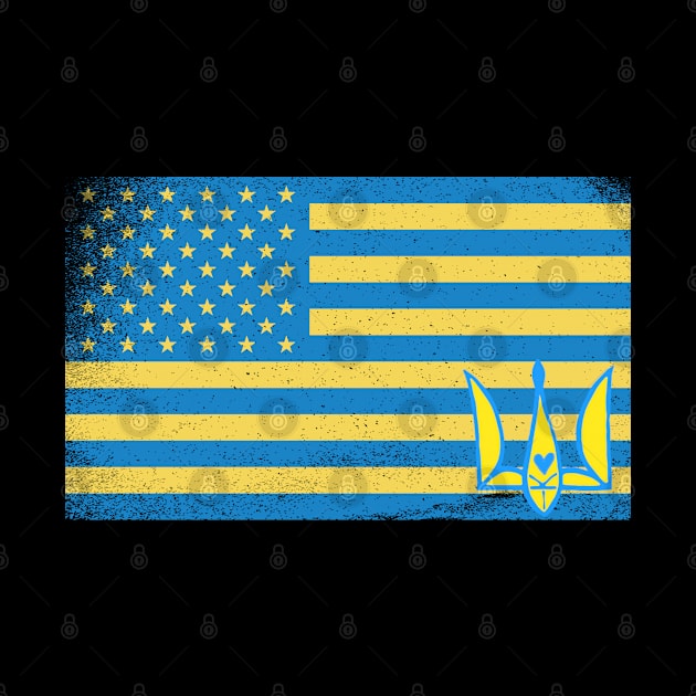 USA Stand With Ukraine by Shirtz Tonight