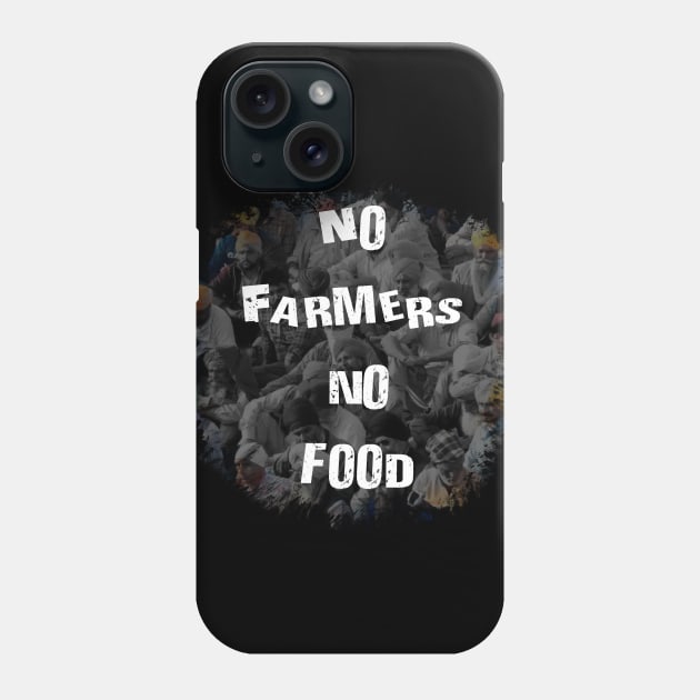 No farmer no food design Phone Case by SAN ART STUDIO 