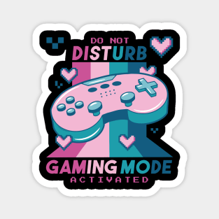 Do Not Disturb Gaming Mode Activated Video Gamer Retro Magnet