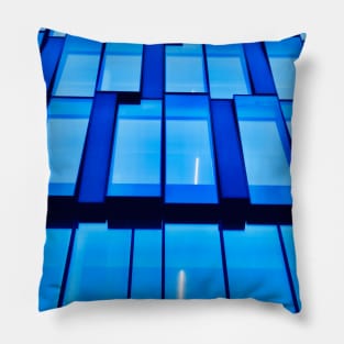 Glass facade / Swiss Artwork Photography Pillow