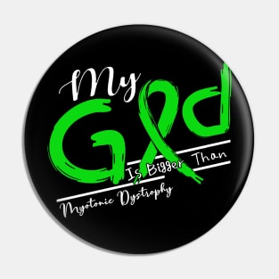 Myotonic Dystrophy Awareness My God Is Stronger - In This Family No One Fights Alone Pin