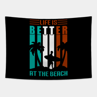 Beach T - Shirt Design Tapestry