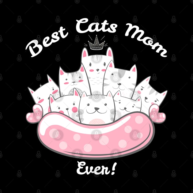 Best Cats Mom Ever by creative