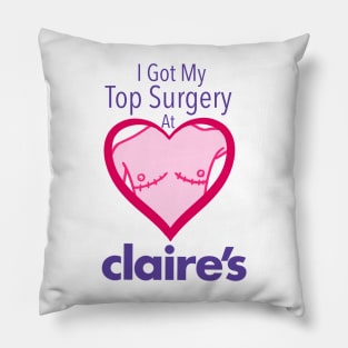 I got my top surgery at Claire’s Pillow
