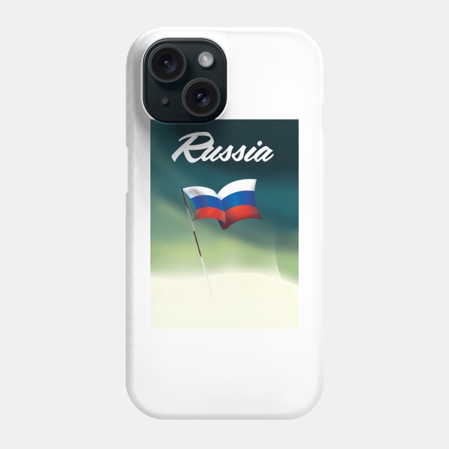 Russia National Flag Phone Case by nickemporium1