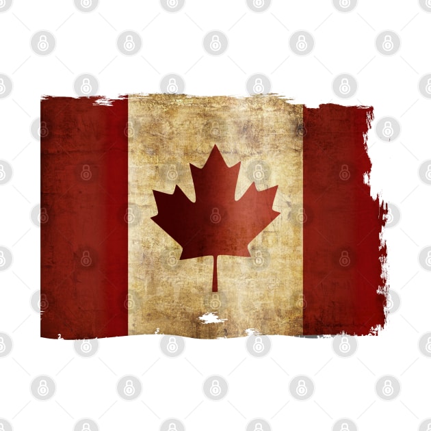 Flag of Canada / Grunge by pASob