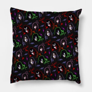 70s creatures v2 Pillow