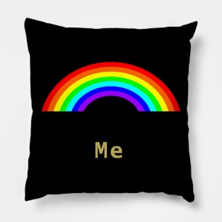 Gold Me Rainbow of Positivity Pillow