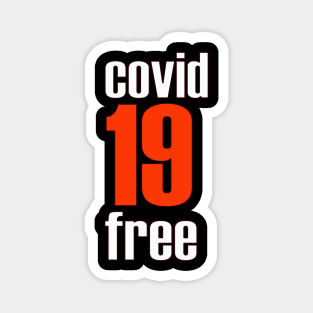 Covid 19 Free Magnet