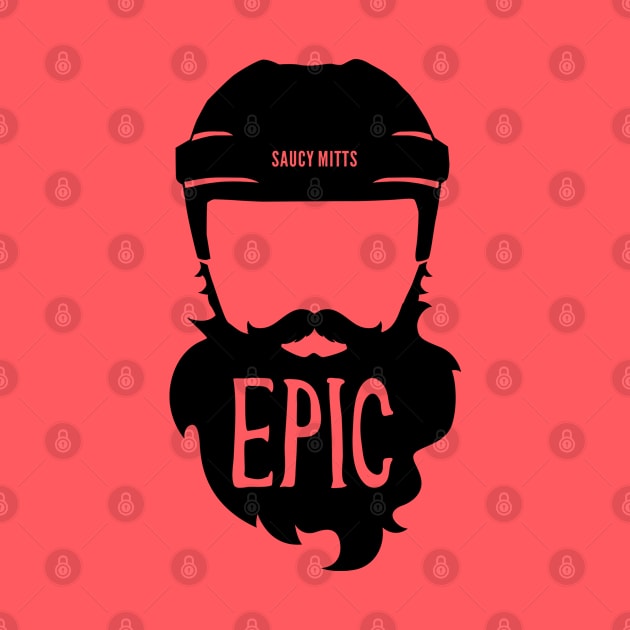 Epic Hockey Beard by SaucyMittsHockey