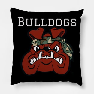 Bulldog camo Pillow