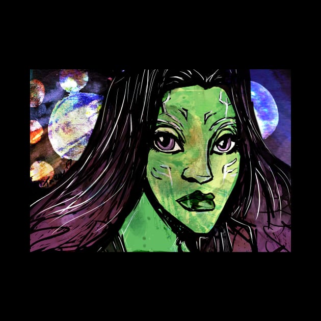 Gamora by Newtegan