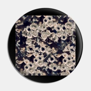 Black and white roses Pin