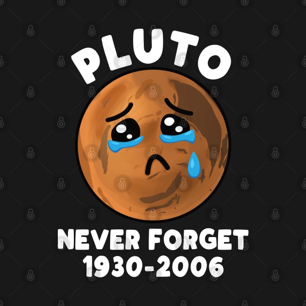 Pluto Never Forget 1930 - 2006 by TextTees