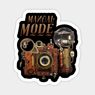 Unique Steampunk Camera MANUAL MODE Flash Filmmaker Magnet