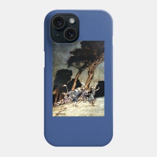 Dissonant Roars - Arthur Rackham Phone Case