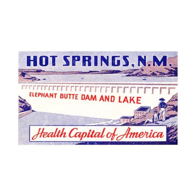 1940s Hot Springs New Mexico by historicimage