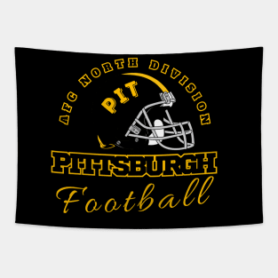 Pittsburgh Football Vintage Style Tapestry