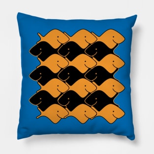 Herringbone Goldfish Pillow