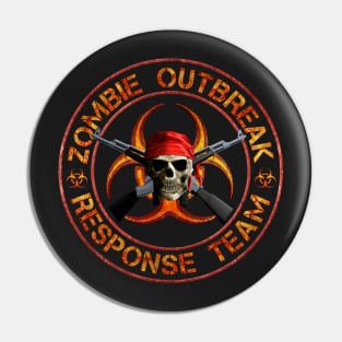 Zombie Outbreak Response Team Pin