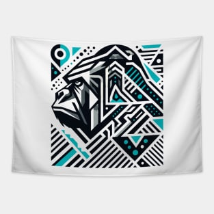 Abstract Animal Gorilla 1 Tapestry