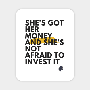 Women with Money (Gold) Magnet