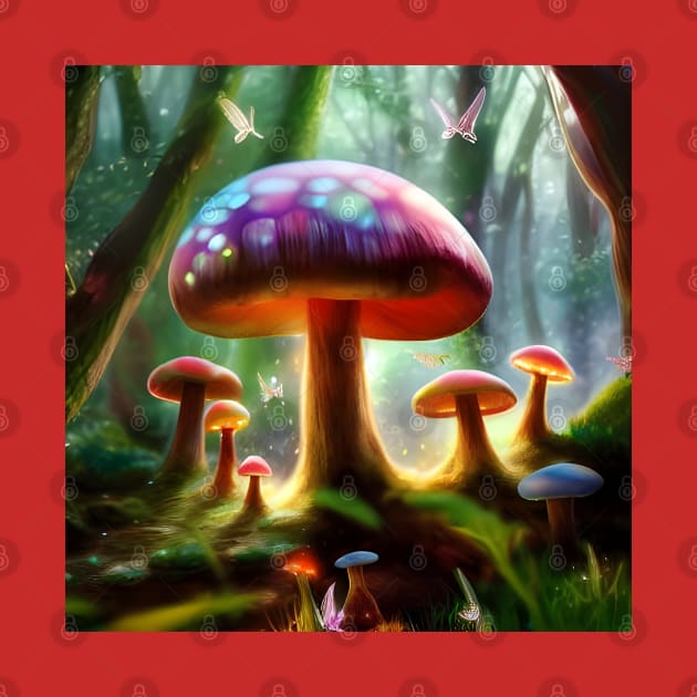 Fungi Tales (4) - Fairy Magic Mushrooms by TheThirdEye