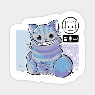 Cute Cheshire Cat Magnet