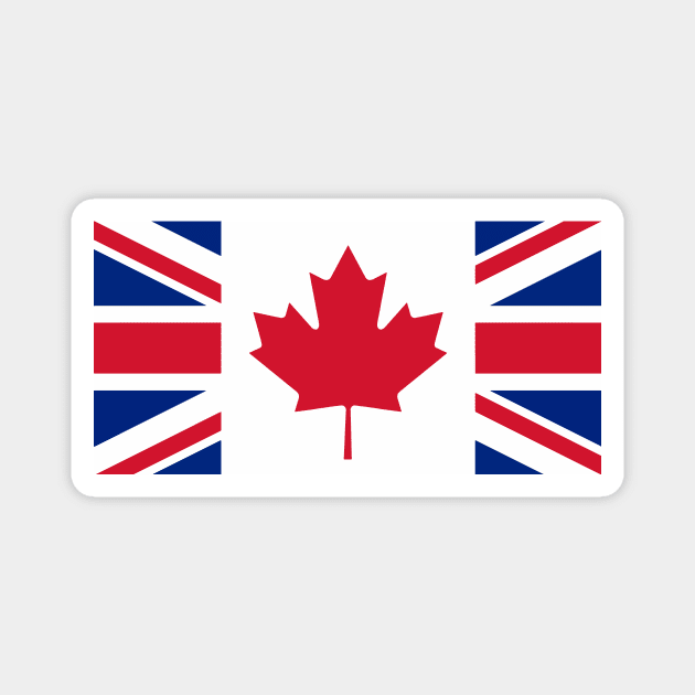 Canada - U.K. Flag Mashup Magnet by phneep