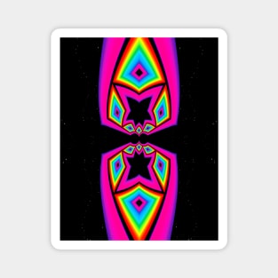 Neon Space Trip Magnet