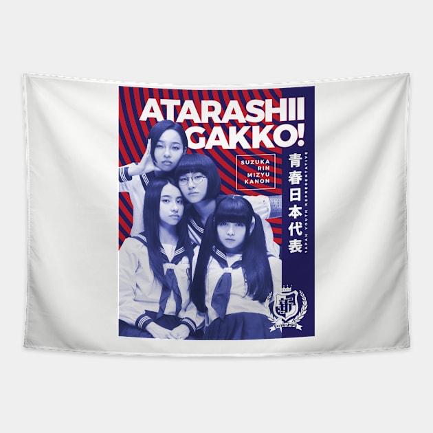 JAPAN Youth Representative - Atarashii Gakko! V1 Tapestry by TonieTee