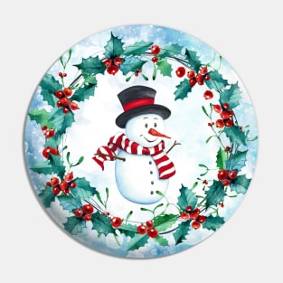 Cute snowman Pin