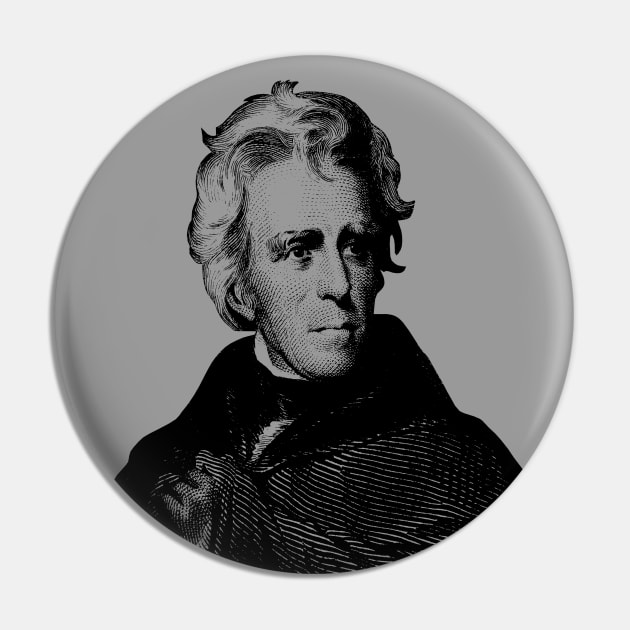 President Andrew Jackson Pin by warishellstore