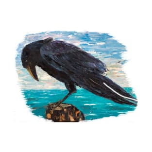 Raven by the sea T-Shirt