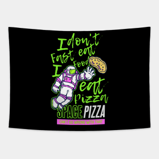 Astronaut Pizza Tapestry