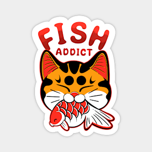 Fish Addict Magnet