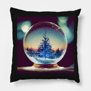 Forest Dreamscape Snowglobe II Pillow