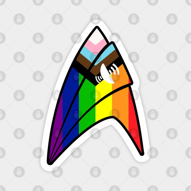 Trek Geeks Delta - Pride Month Magnet by Trek Geeks