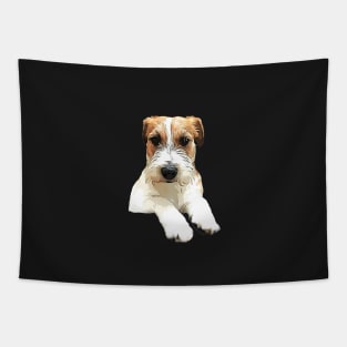 Jack Russell Terrier Rough Cuteness Tapestry