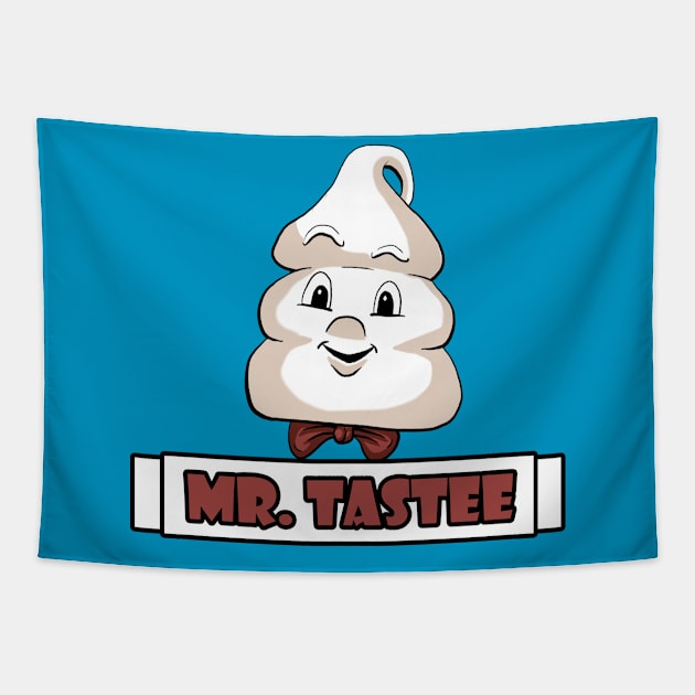 Mr. Tastee Tapestry by Black Snow Comics