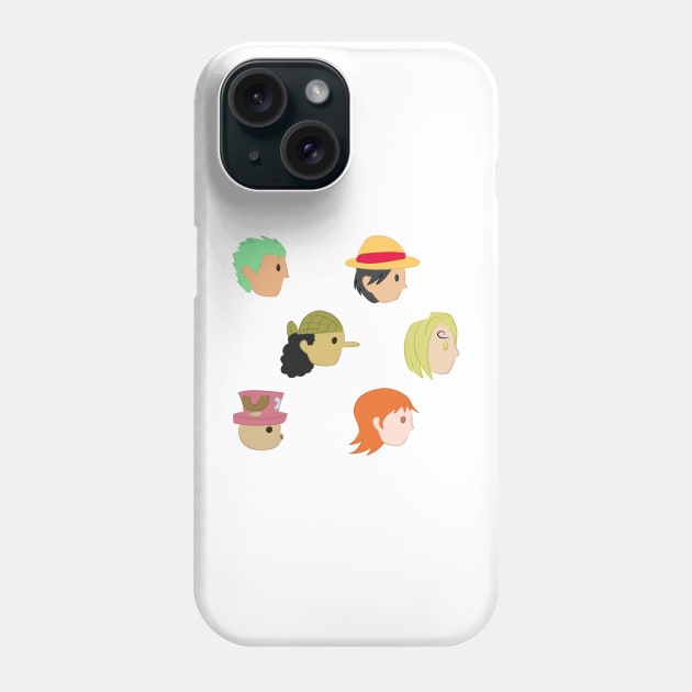 Pirate Crew - Straw Hat Phone Case by Aleina928