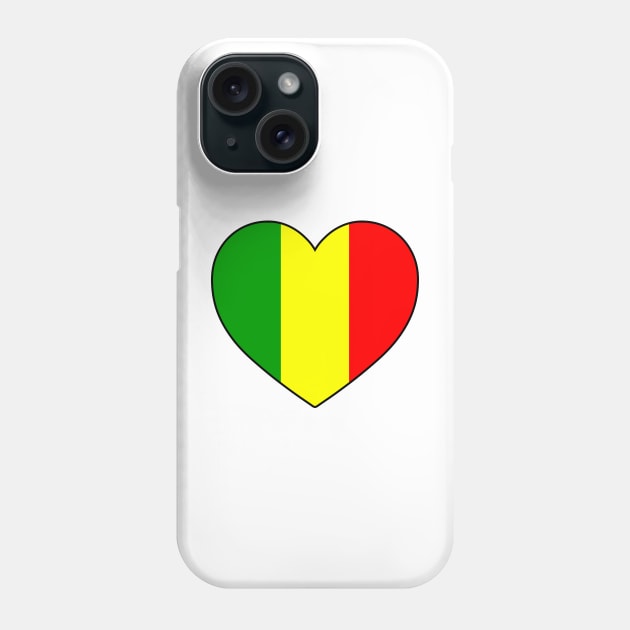 Heart - Mali Phone Case by Tridaak