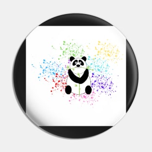 Hungry Panda Bear Pin