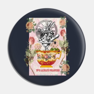 Alice in Wonderland, White Rabbit, It's always teatime Pin