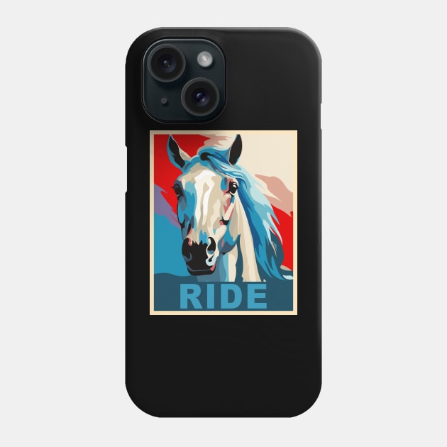 Funny Horse Equestrian Gifts Horseback Riding Phone Case by KsuAnn