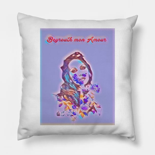 Beirut fairuz Pillow by Beirout